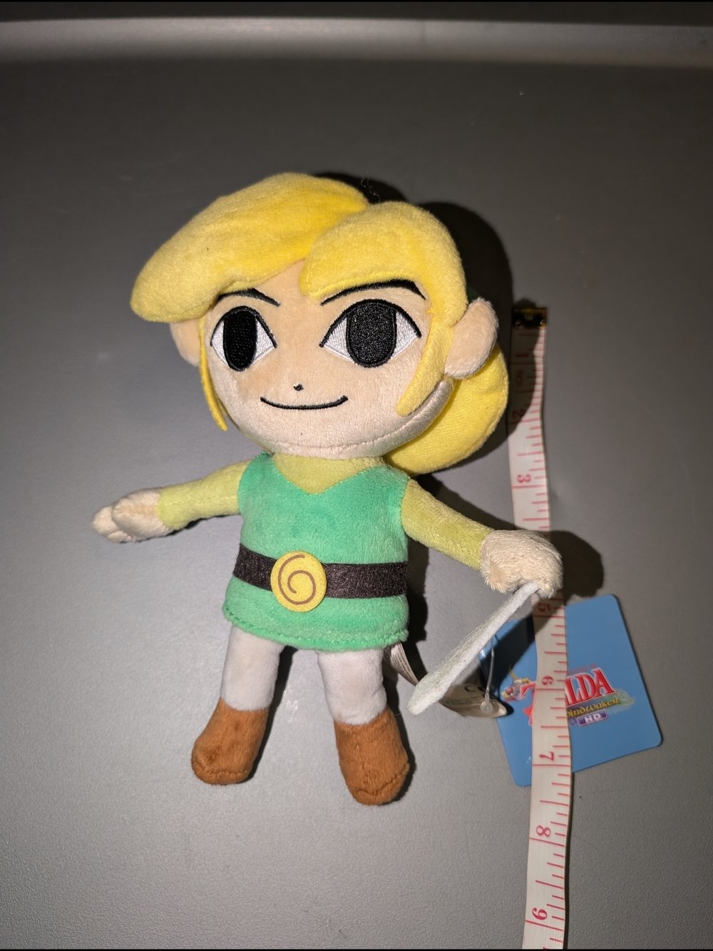 Green and Yellow Cartoon Hero Plush Stuffed Doll